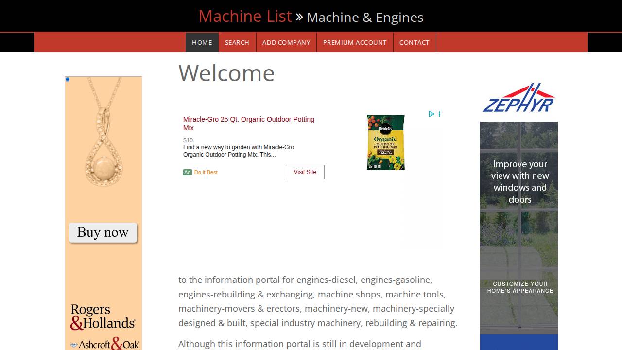 Ron Bitz website screenshot