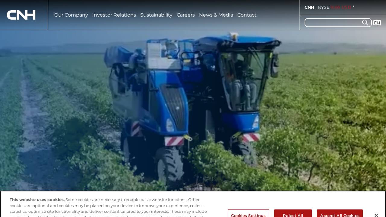 CNH America Llc, SUB Acct website screenshot