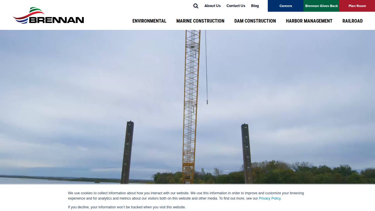 J F Brennan Company Inc, Jfbr website screenshot