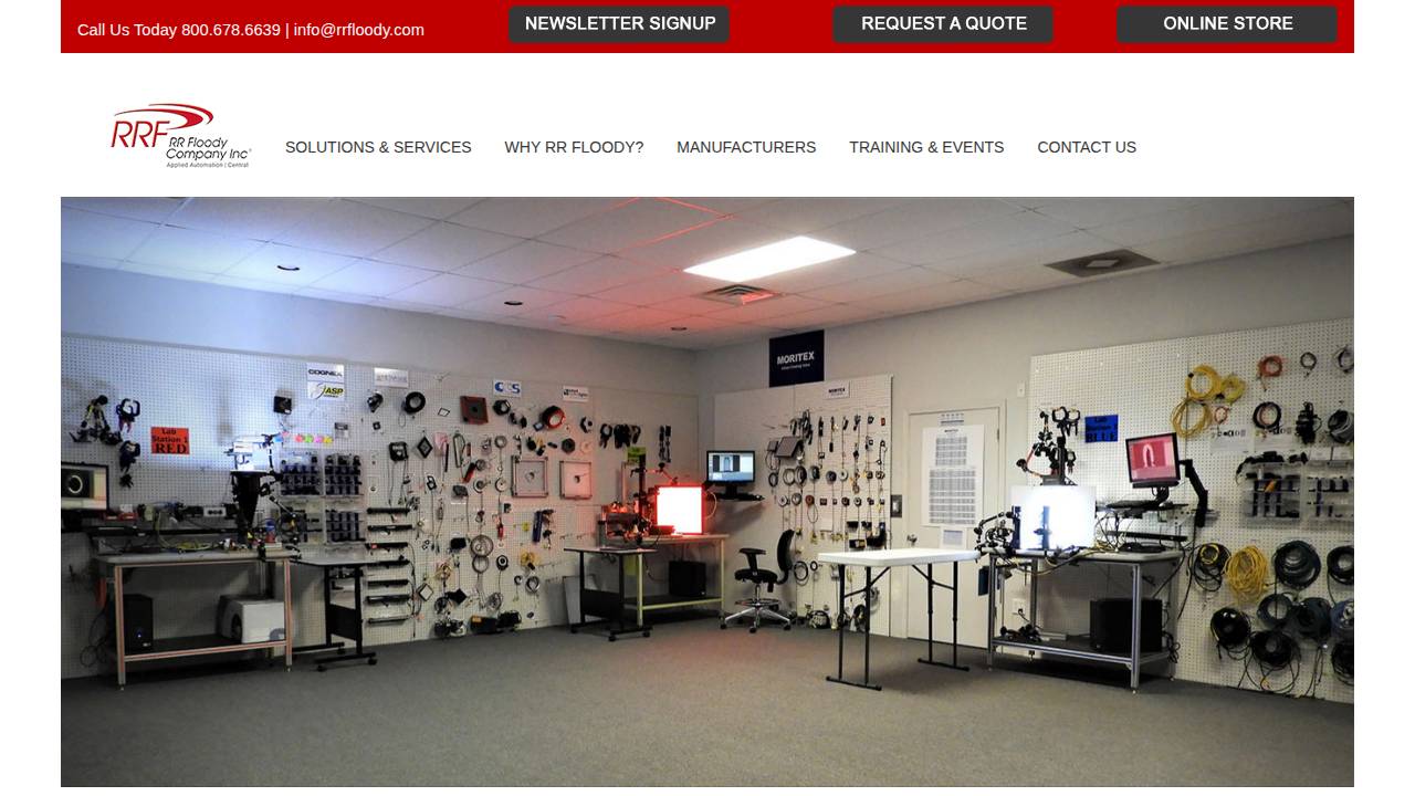 R R Floody Company INC website screenshot