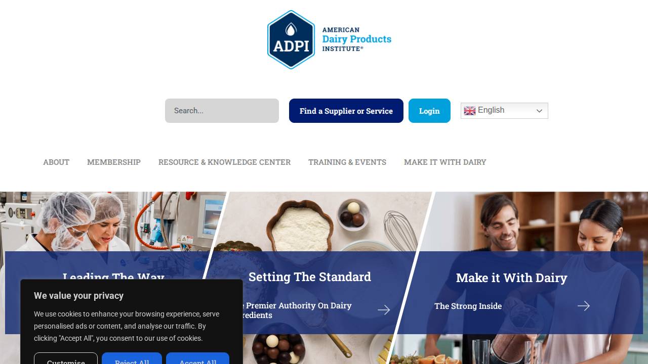 Associated Milk Producers INC website screenshot