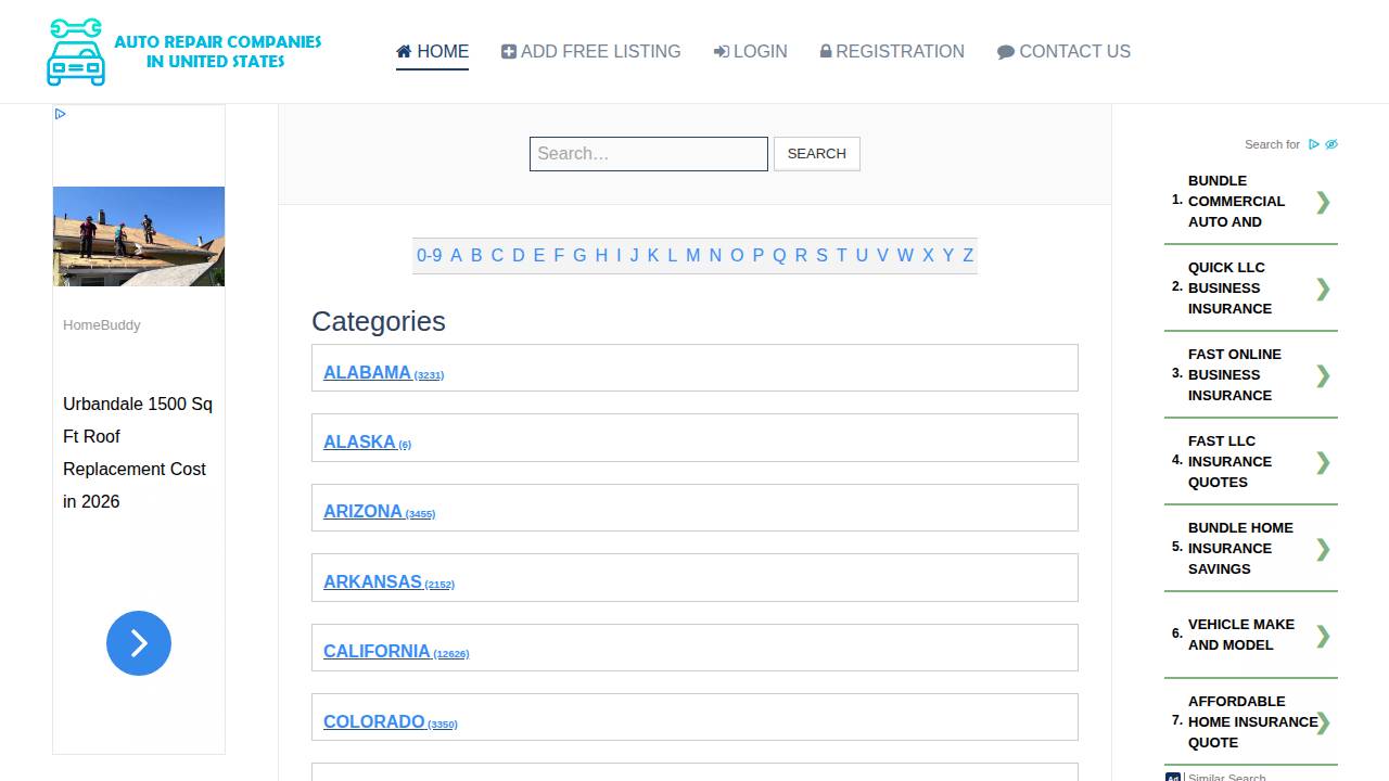Batterson, James; Jims Carburetor & AIR Cond SVC website screenshot