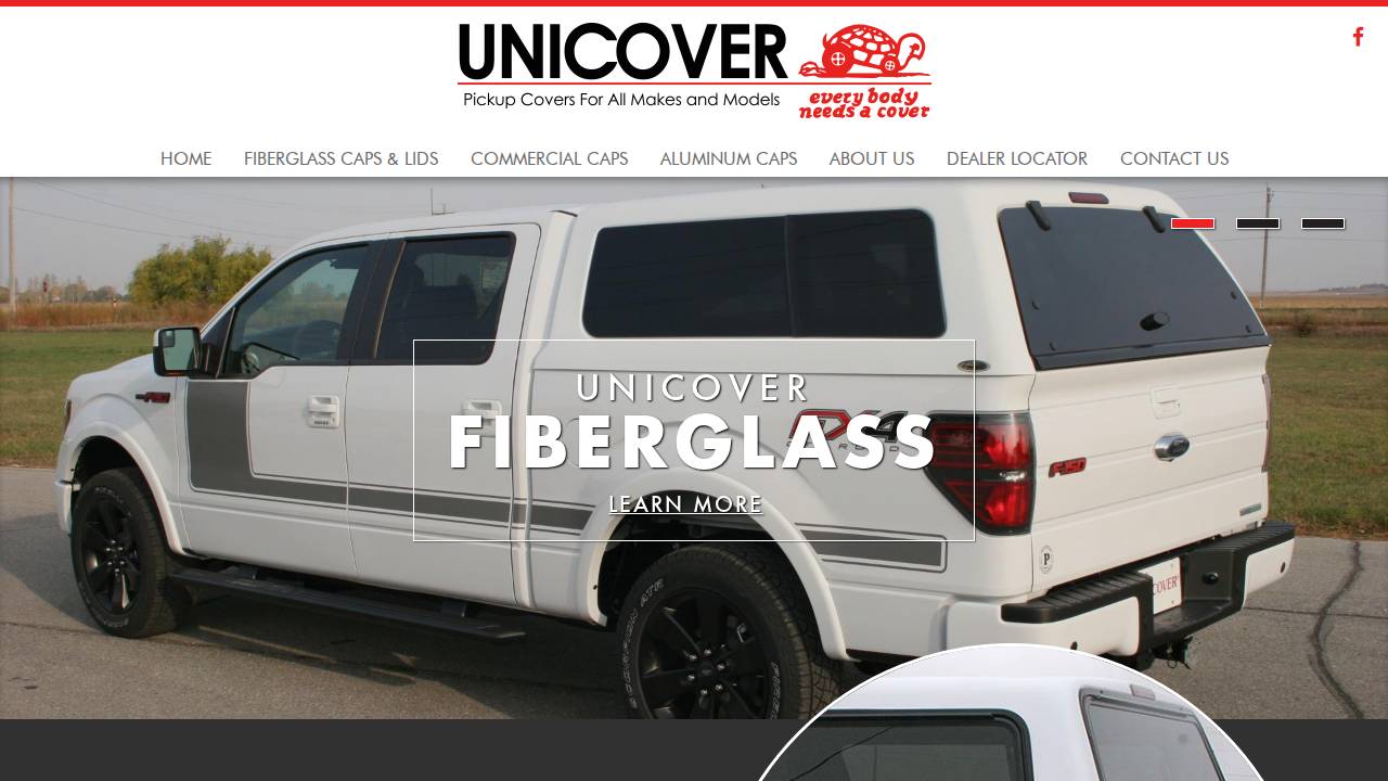 Unicover INC website screenshot