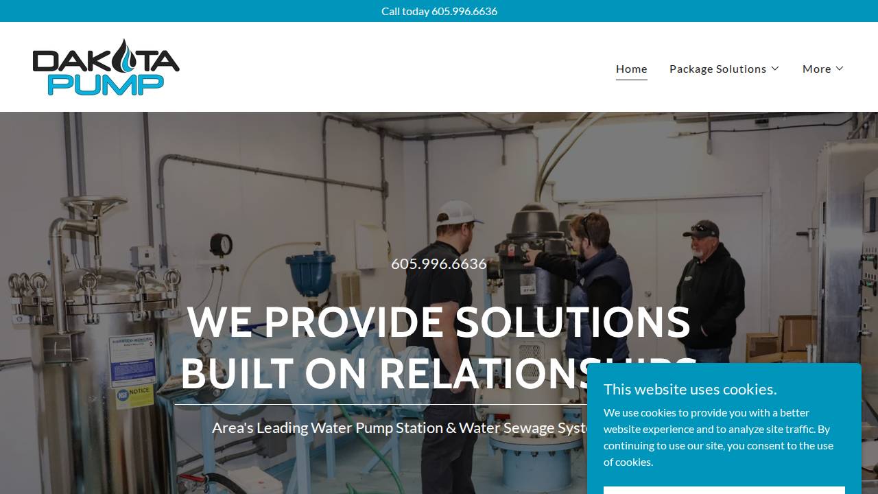 Dakota Pump Inc, Dako website screenshot