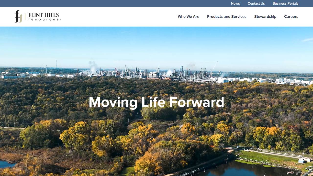Flint Hills Resources LP website screenshot