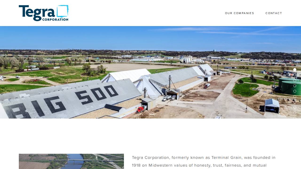 Tegra Corporation & Subsidiary, BIG SOO Terminal website screenshot