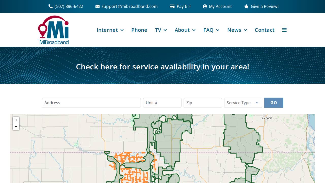 Harmony Telephone CO website screenshot