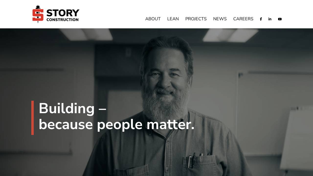 Story Construction CO website screenshot