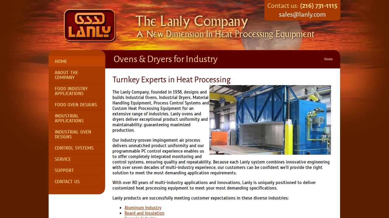 Lanly CO THE website screenshot