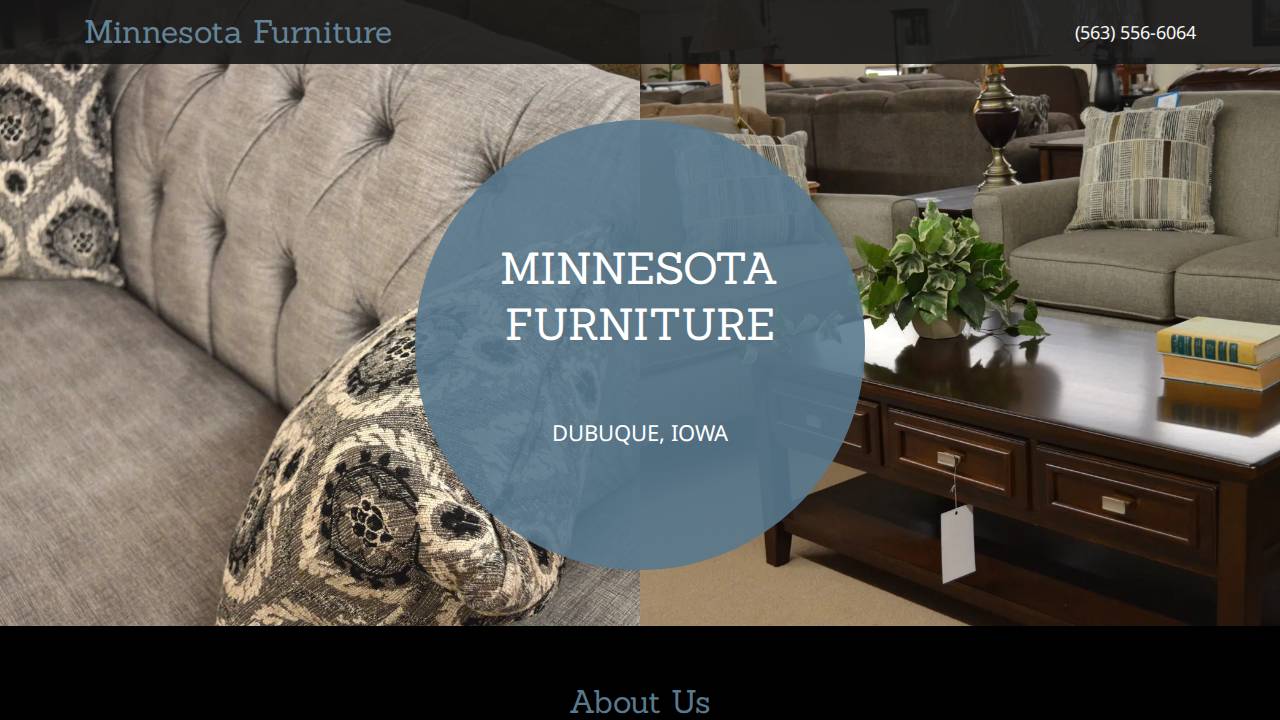 Minnesota Furniture Warehouse INC website screenshot