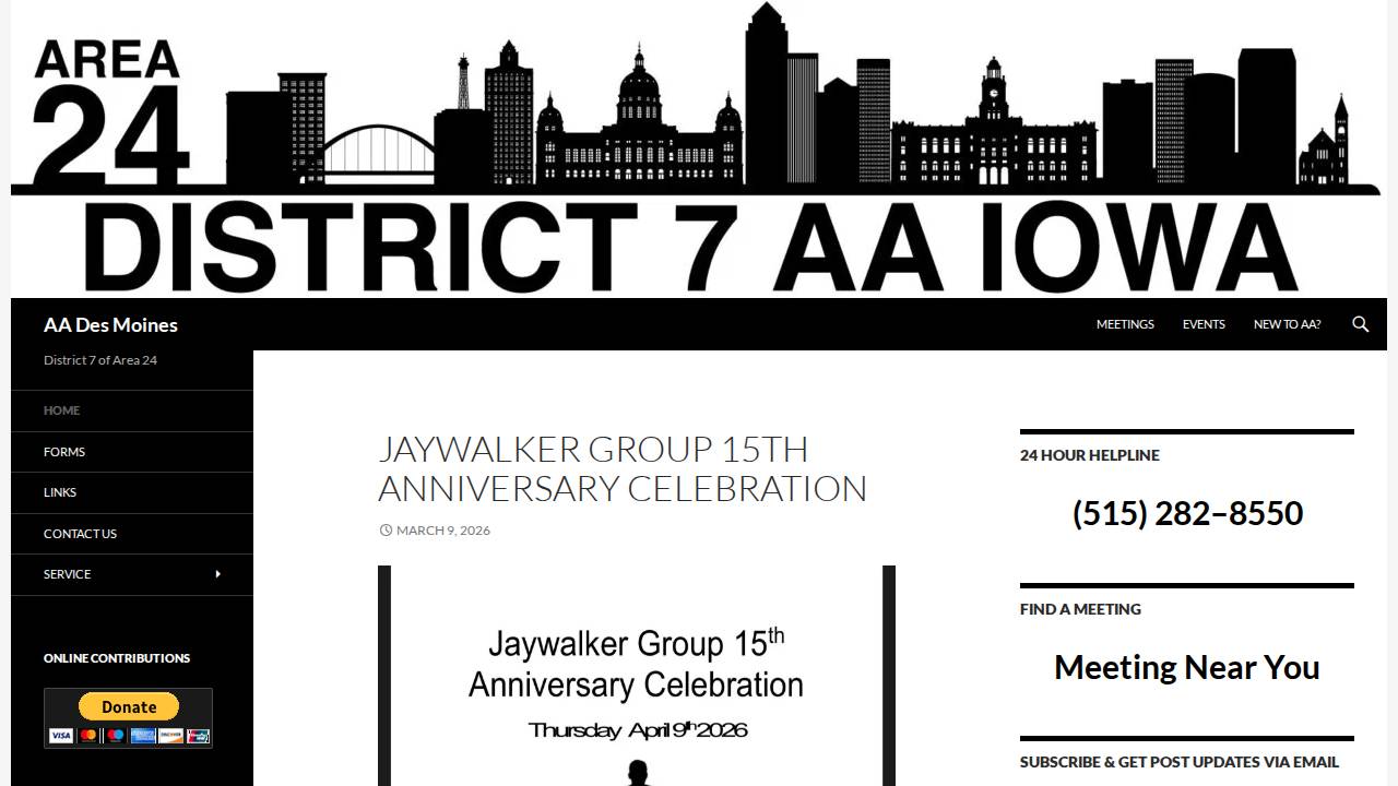 Alano Society Inc, White House THE website screenshot