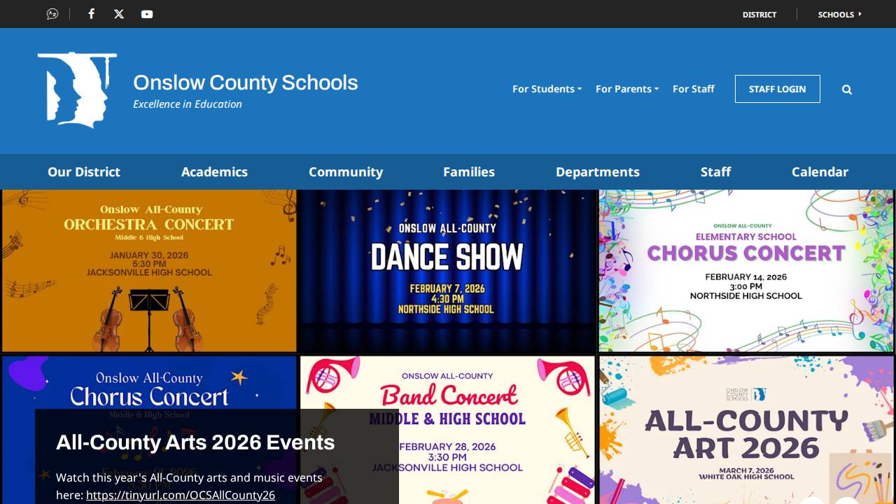 Onslow Community Club website screenshot