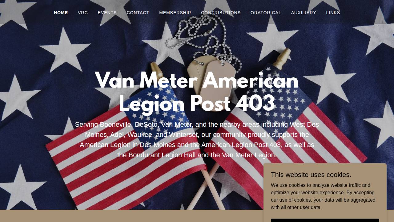 American Legion, Post 723-clay GAR website screenshot