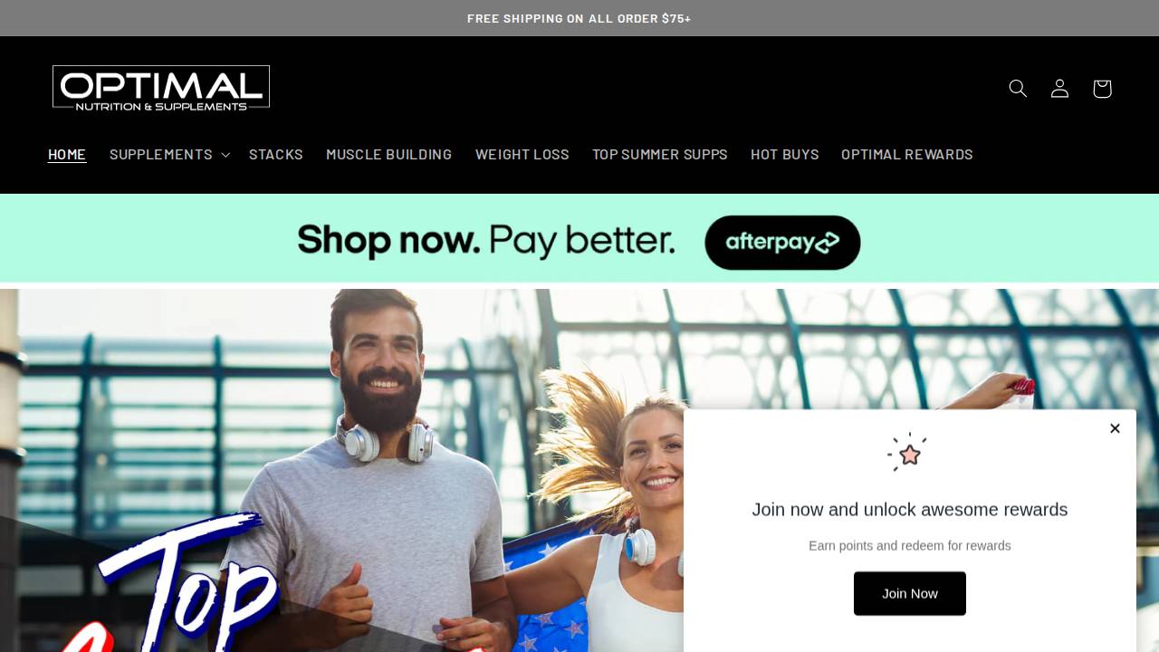 General Nutrition Corporation website screenshot