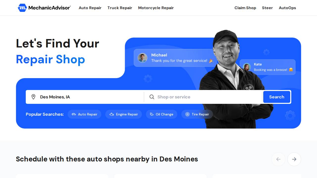 Weter, Thomas W; Weters Auto Repair website screenshot