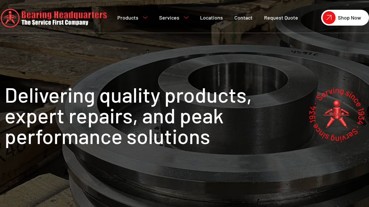 Headco Industries Inc, Bearing Headquarters CO website screenshot