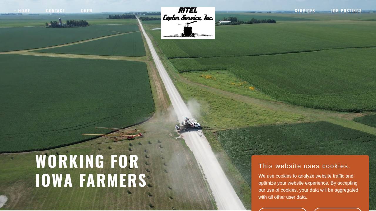 Ritel Copter Service INC website screenshot