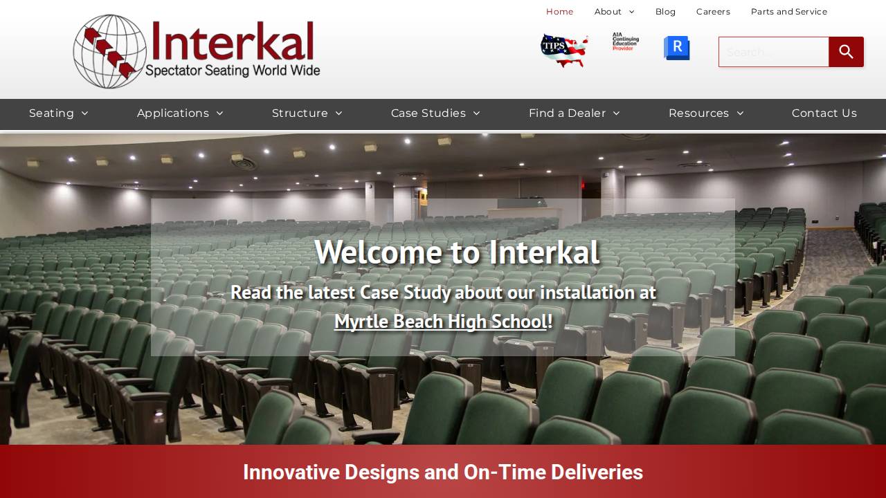 Interkal INC website screenshot