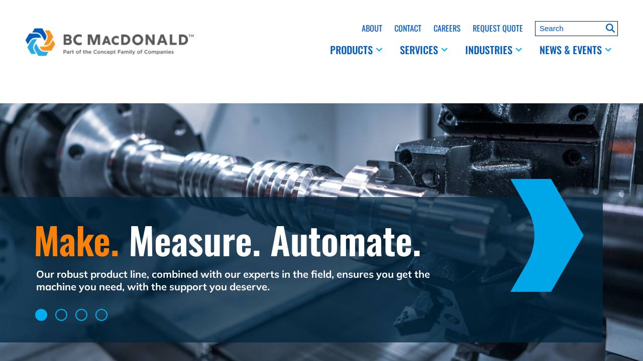 B C MAC Donald & Company website screenshot
