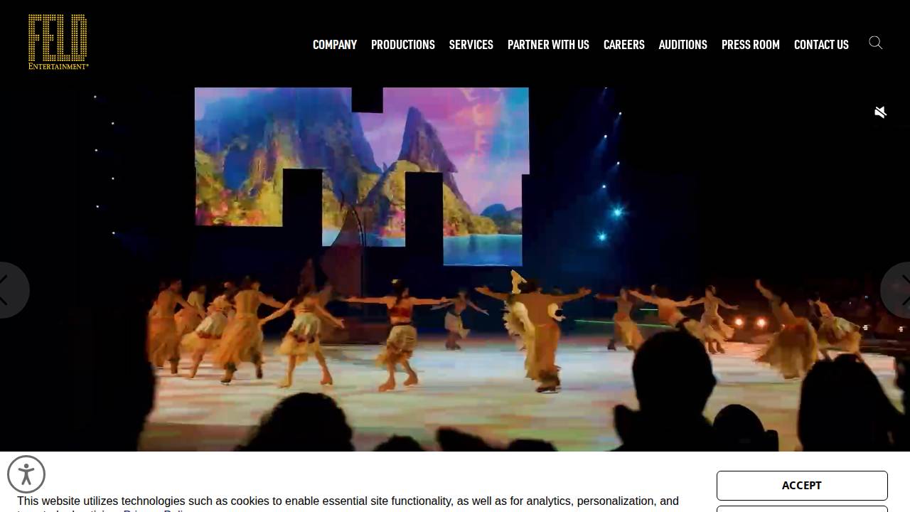 Feld Entertainment INC & Subsidiaries website screenshot