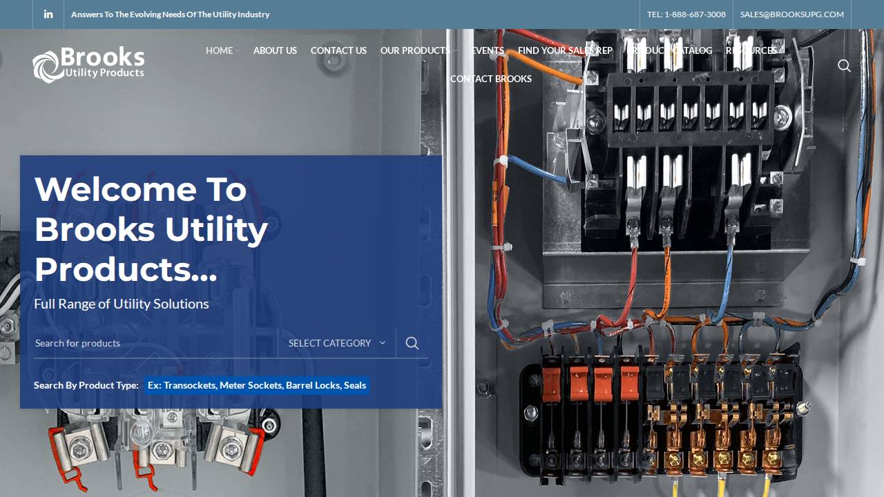 EJ Brooks Company website screenshot