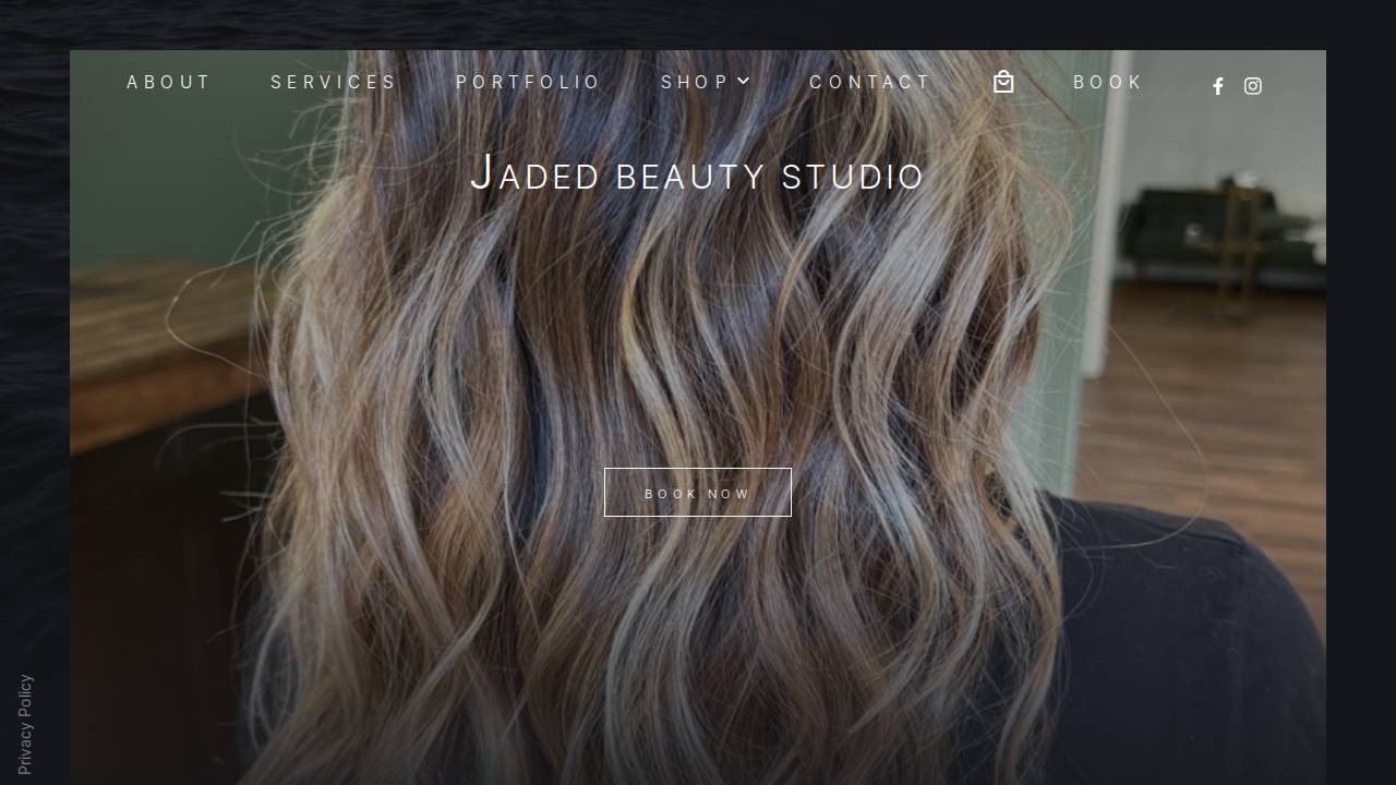 Young, Jacquelyn S; Jacques House OF Beauty website screenshot