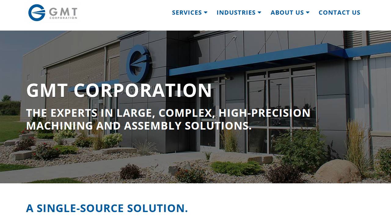 GMT LLC website screenshot