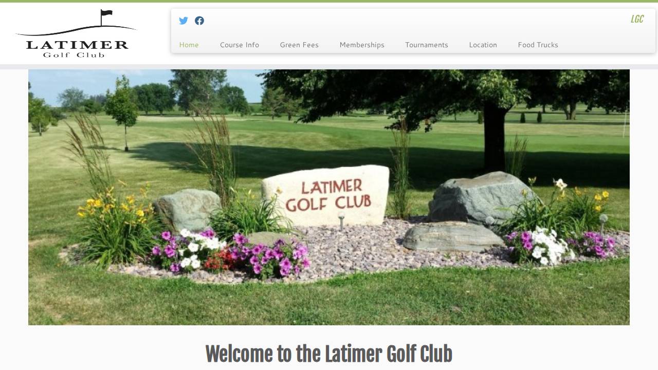 Latimer Golf Inc, Latimer Golf, Inc. website screenshot