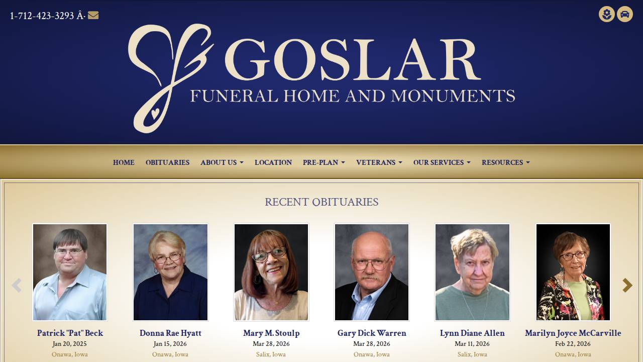 Bromander, Mary J; Mary Janes Upholstery website screenshot