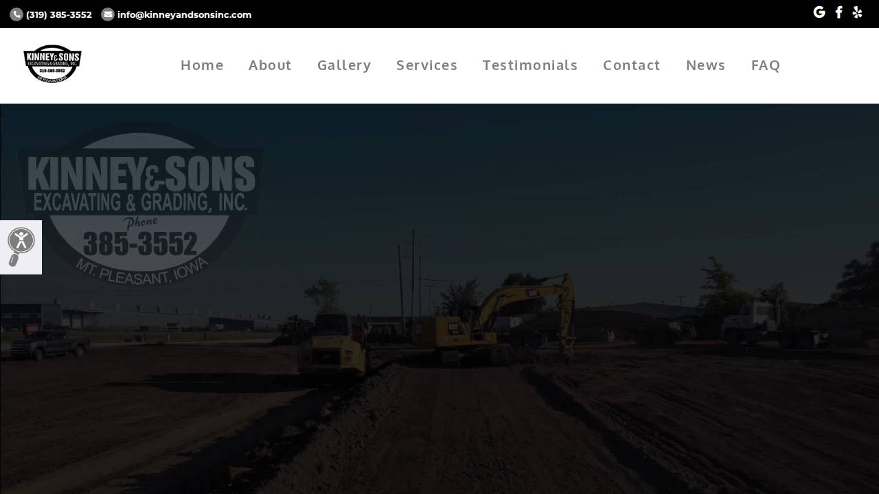 Richard D Kinney website screenshot