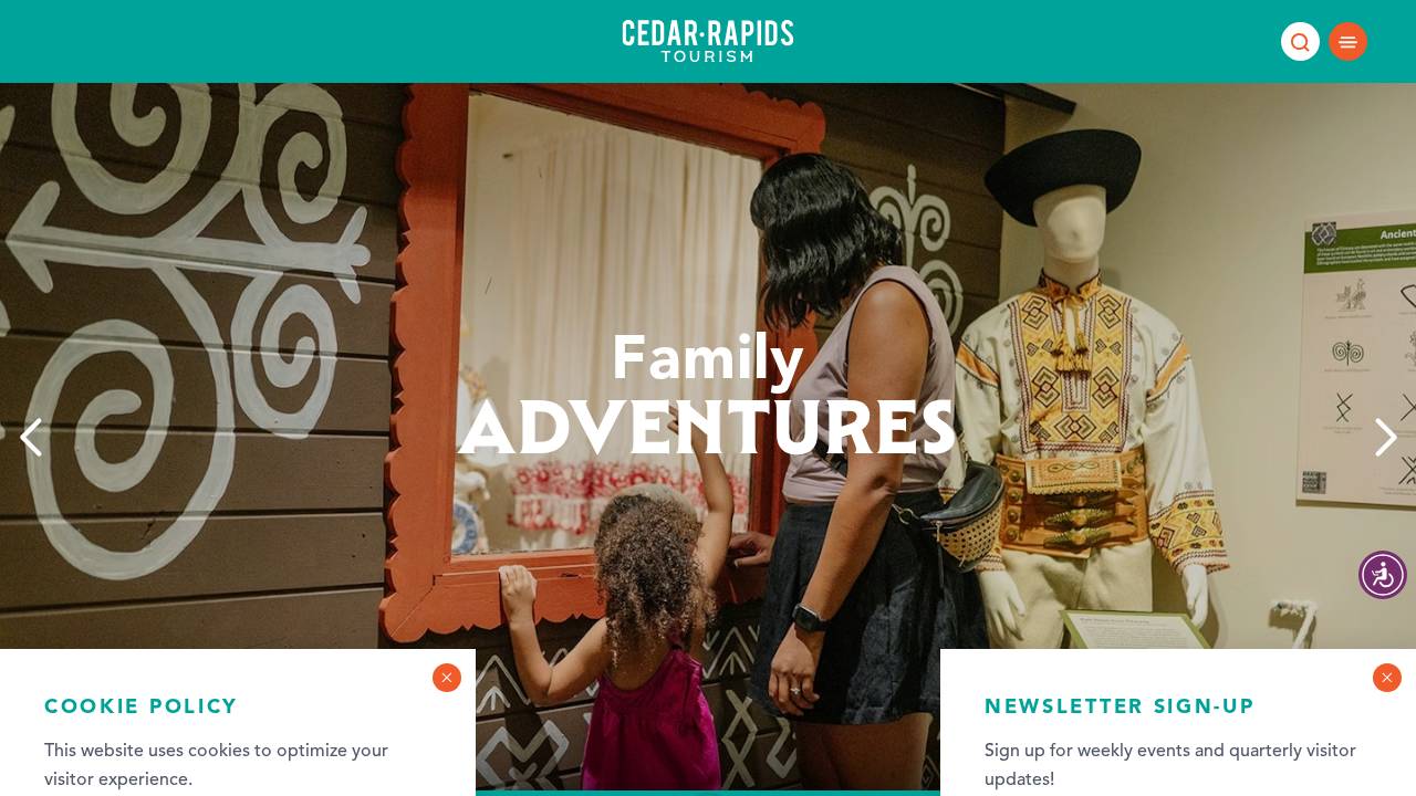 Cedar Rapids Jaycees INC website screenshot