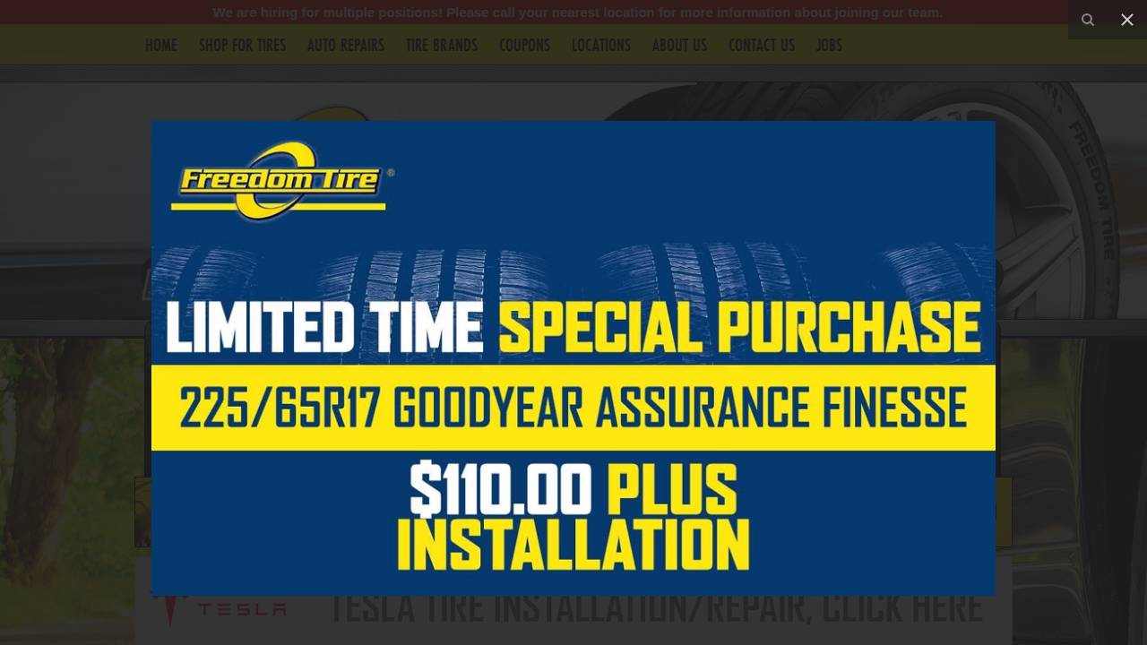 Crowner Tire & Autoinc website screenshot