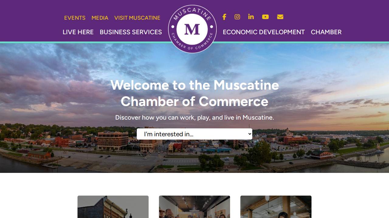 Muscatine Used Parts INC Muscatine Metals, Muscatine Used Parts INC website screenshot