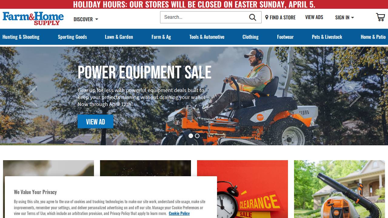 PTR Farms INC website screenshot