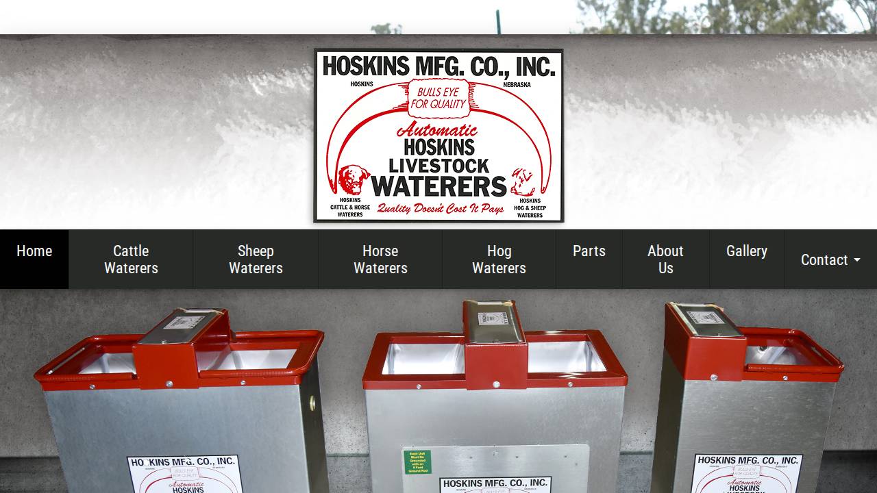 Hoskins Mfg. Co., INC website screenshot