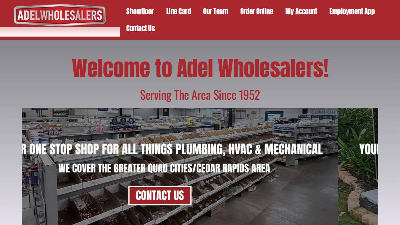 Adel Wholesalers Inc, H Trachtenbarg CO website screenshot