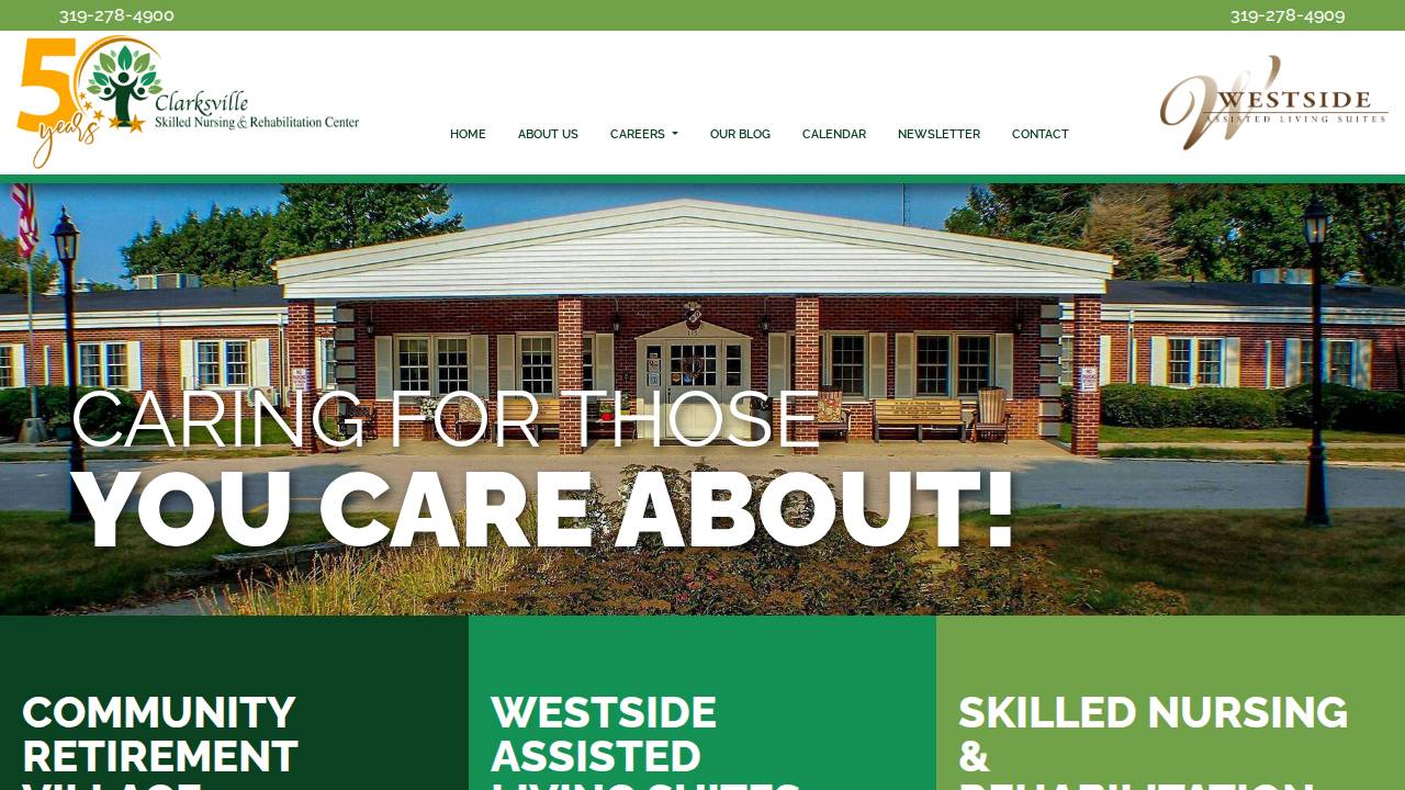 Community Nursing Home INC website screenshot