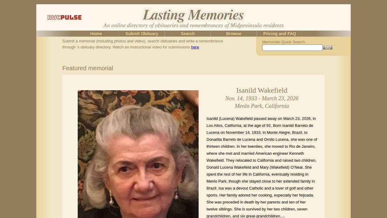 Vicky K Thomas website screenshot