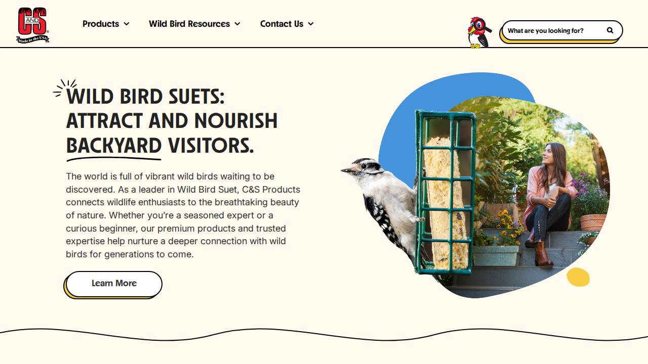 C & S Products CO INC website screenshot