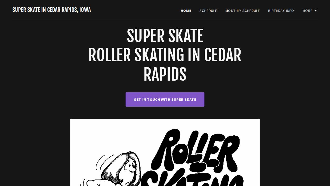 Super Skate website screenshot