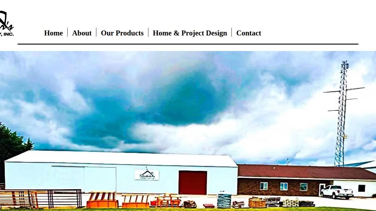 Tiefenthalers Building & Supply INC website screenshot