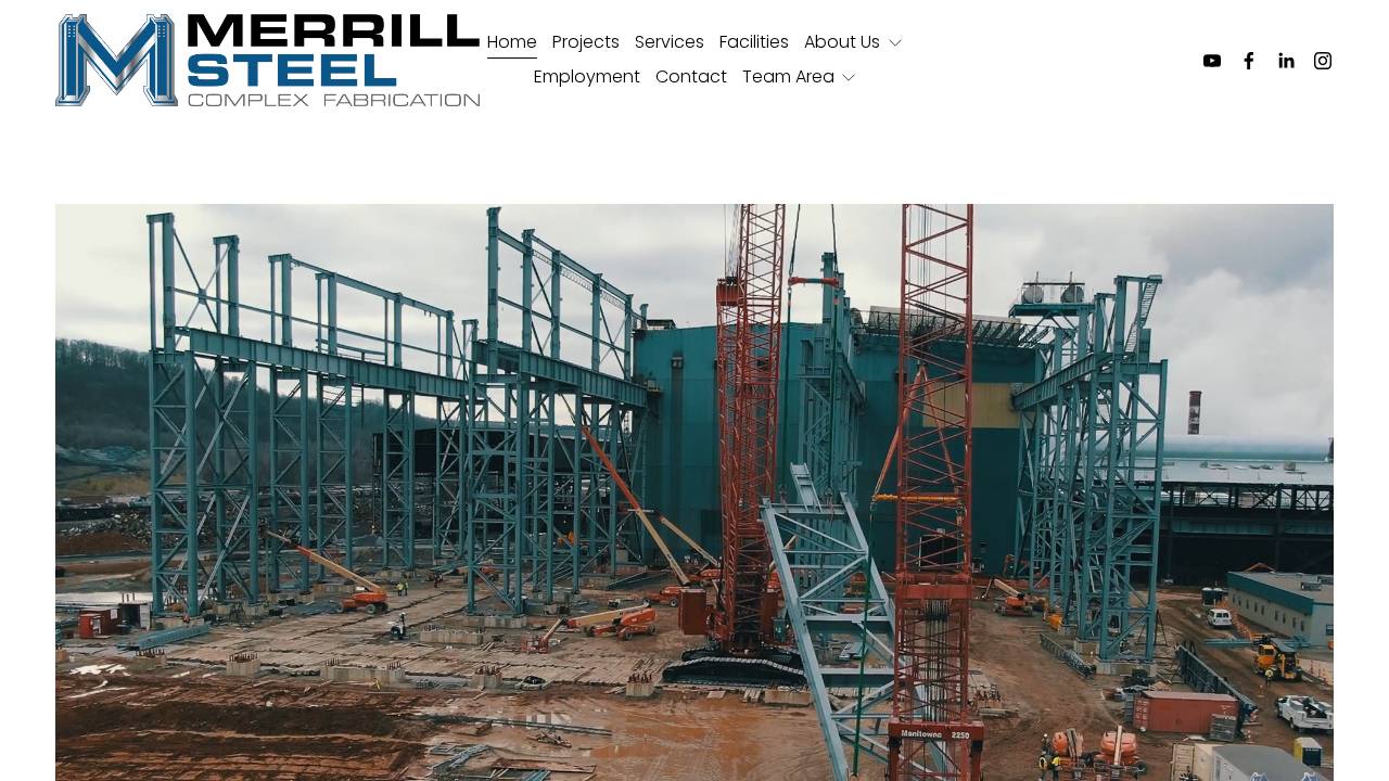 Merrill Iron & Steel INC website screenshot