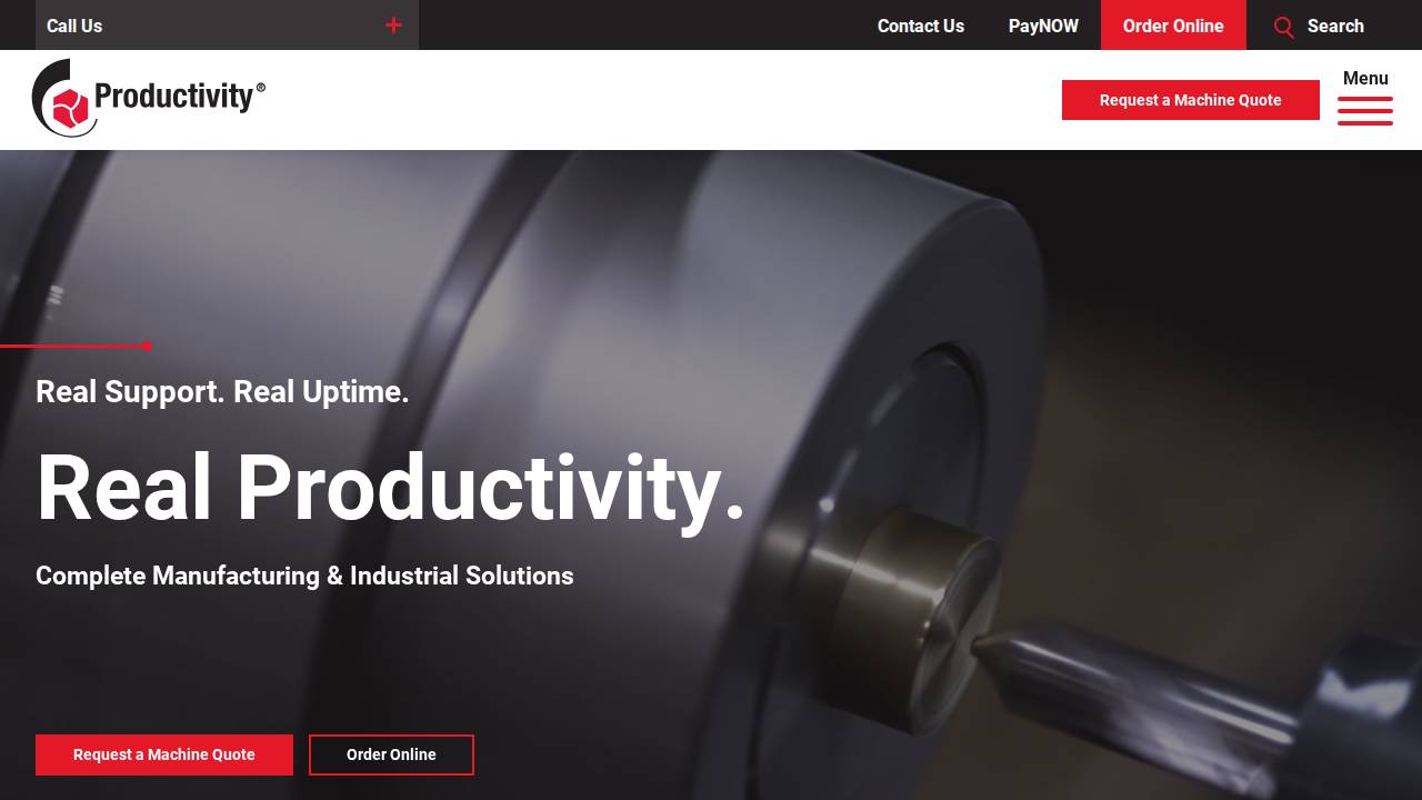 Productivity INC website screenshot