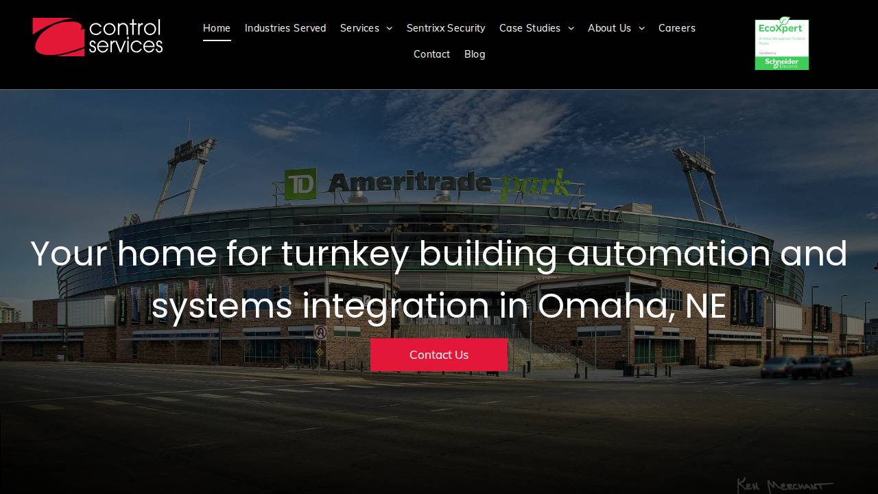 Control Services INC website screenshot