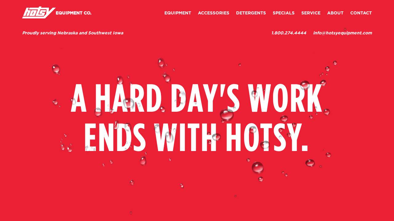 Hotsy Equipment Company website screenshot