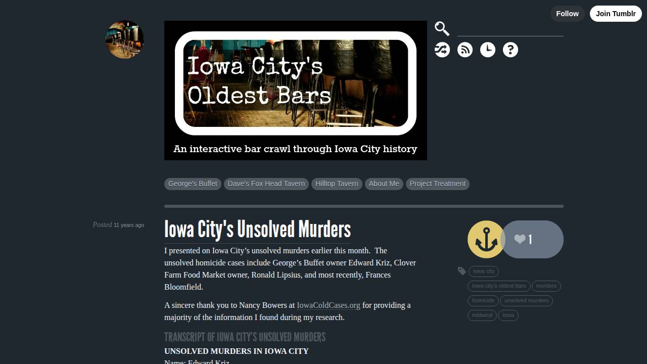 Georges Buffet Inc, George's Buffet, Inc., Georges Buffet website screenshot