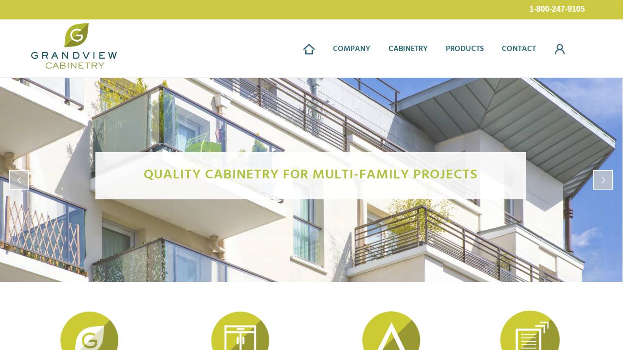 Grandview Products Co., Inc. website screenshot