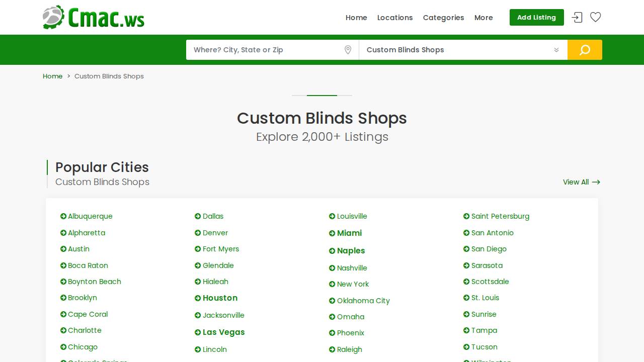 Wilson Custom Draperies LTD website screenshot