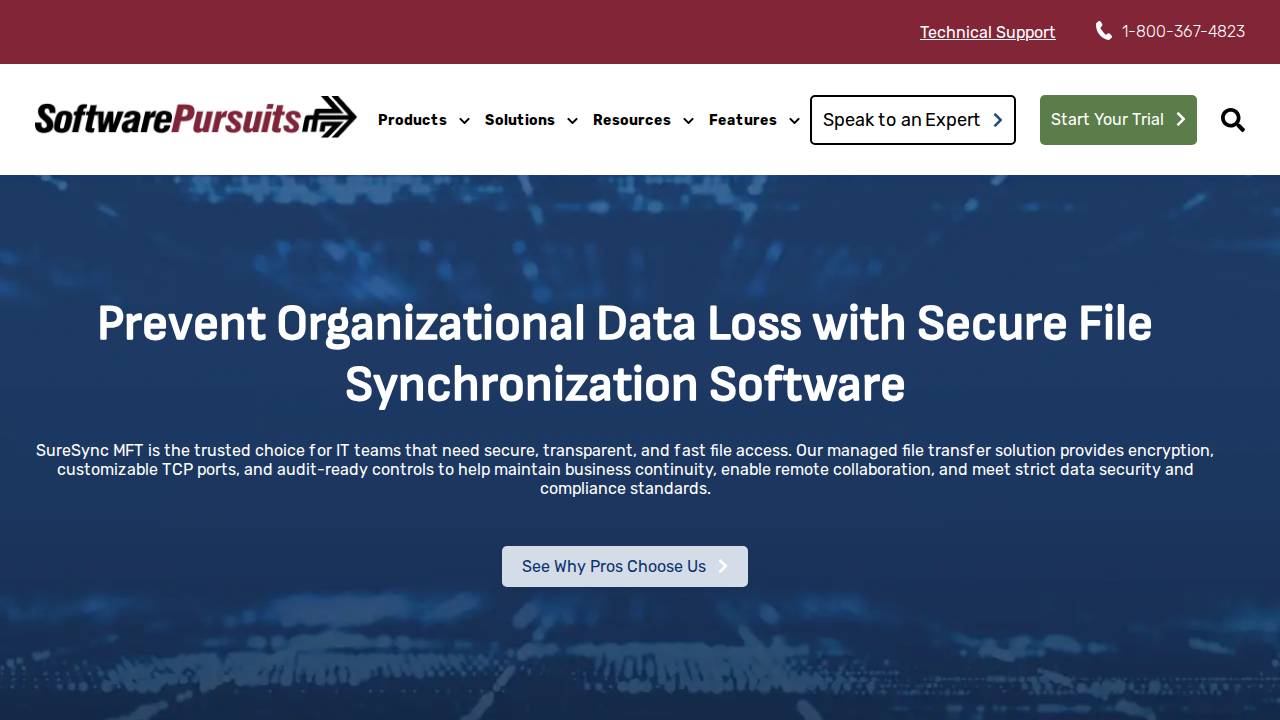 Software Pursuits INC website screenshot