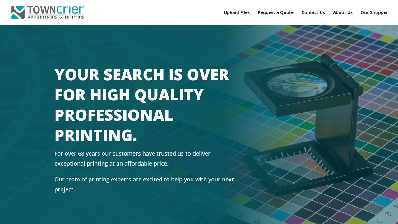 Town Crier LTD website screenshot